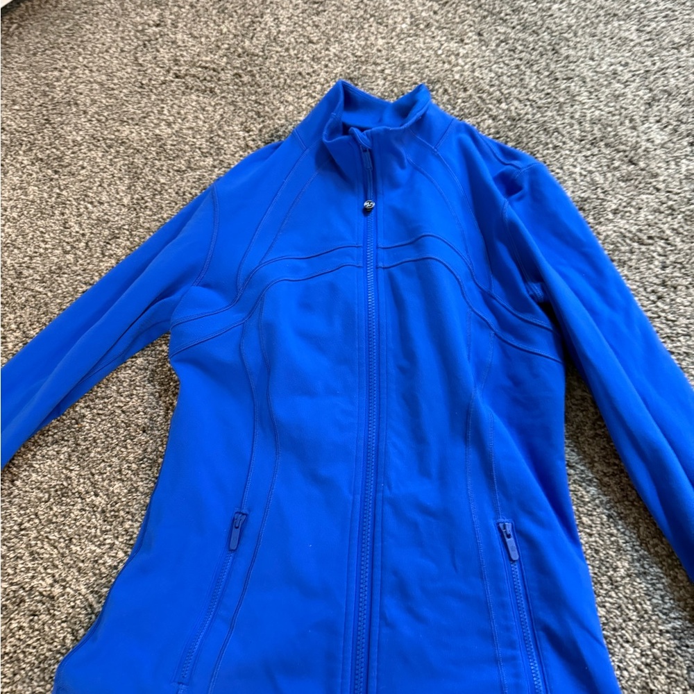Lululemon Athletica Vibrant poolside blue align jacket